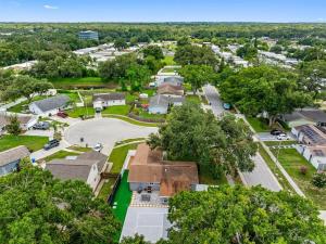 an aerial view of a park with houses and trees at WOW! Pickleball - Gym - Stylish Modern Living in Valrico