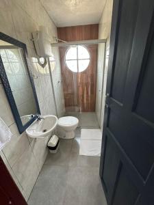 Koupelna v ubytování Pousada Solar das Gerais