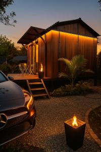 Το κτήριο όπου στεγάζεται  η παραθεριστική κατοικία