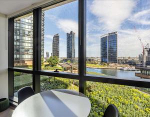 Vedere generală la Melbourne sau o vedere a orașului de la acest apartament