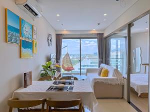 Χώρος καθιστικού στο The Sóng Apartment - Habi's Home