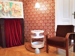Uma área de estar em Wohnzimmer