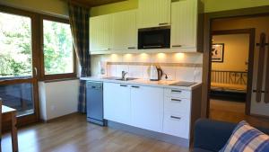 Dapur atau dapur kecil di Pension Dachsteinhof