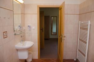 Koupelna v ubytování Penzion Nad Oborou + 37 fotografií