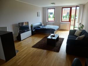 Postel nebo postele na pokoji v ubytování Apartment Čeladná
