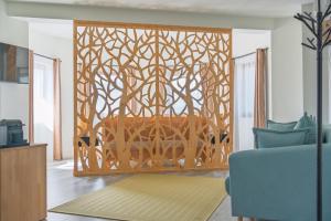 Posezení v ubytování Nature Nest Bran - Adults Only