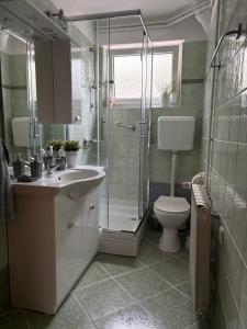 Koupelna v ubytování Apartman Angel + 21 fotografií