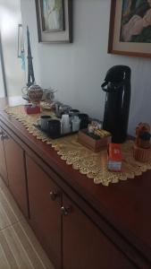 Kemudahan buat kopi dan teh di Quarto casal arejado