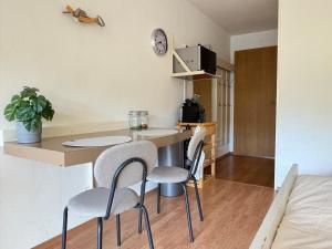 Η κουζίνα ή μικρή κουζίνα στο Alpen Studio Ellmau IV +17 φωτογραφίες