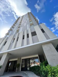 Budova, kde se aparthotel nachází