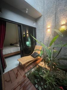 Χώρος καθιστικού στο Villa Indah