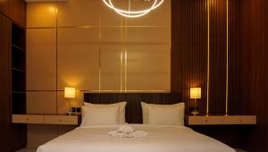 Ένα ή περισσότερα κρεβάτια σε δωμάτιο στο VIP Villas and Wellness Resort in Kuta Lombok +105 φωτογραφίες