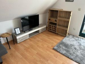 Μια τηλεόραση ή/και κέντρο ψυχαγωγίας στο Ferienhaus Darß- Fischland