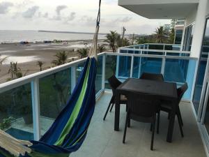 Balkón nebo terasa v ubytování Cartagena Beach Front