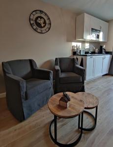 Η κουζίνα ή μικρή κουζίνα στο Luxe Kamer aan Zee