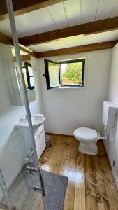 Ένα μπάνιο στο Tiny House au bord de l'eau