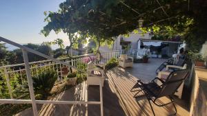 Μπαλκόνι ή βεράντα στο Miramare vacation house