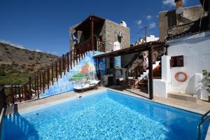 Πισίνα στο ή κοντά στο Ferienhaus Penelope In Mavrikiano