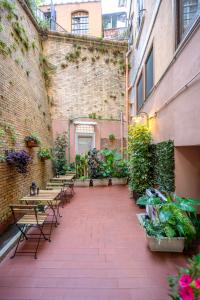 Zahrada ubytování La Chiostrina al Vaticano