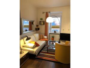 Χώρος καθιστικού στο Comfort Apartment House Regini