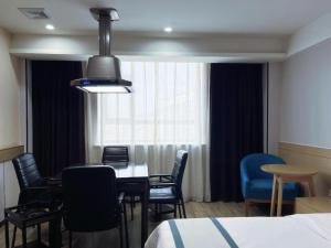 Χώρος καθιστικού στο City Comfort Inn Jingzhou Jianli Jiangcheng Road
