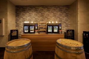 Ο χώρος του lounge ή του μπαρ στο Hotel Nikko Northland Obihiro