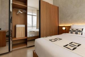Ένα ή περισσότερα κρεβάτια σε δωμάτιο στο 2-Bedroom Villa, Private Pool, North Canggu +46 φωτογραφίες