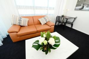 Posezení v ubytování Oaks Gladstone Grand Hotel