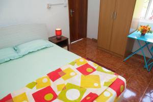 Postel nebo postele na pokoji v ubytování Chez Ronald Guest House