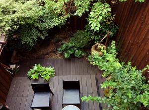 En terrasse eller udendørsområde på Guest House Ga-Jyun