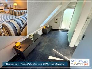 Fotografie z fotogalerie ubytování Nordseeurlaub im hochwertigen Ferienzimmer Krabbenkoje mit großem Balkon im idyllischen Butjadingen v destinaci Eckwarden