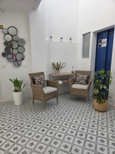 Χώρος καθιστικού στο Las Casitas de Jisa