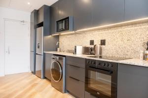 Kuchyň nebo kuchyňský kout v ubytování Paarl Superior Studio 230 With Onsite Parking