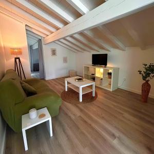 TV a/nebo společenská místnost v ubytování Appartement de vacances 6 personnes près de Biarritz, Bidart, Saint-Jean de Luz