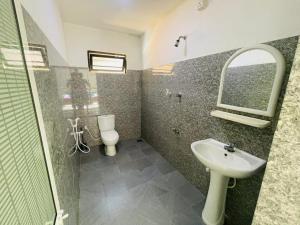 Phòng tắm tại Berg house Hostel