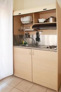 Kuchyňa alebo kuchynka v ubytovaní Thalassenia Studios & Apartments 3