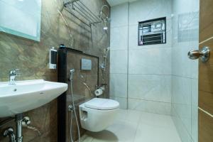 Ένα μπάνιο στο The Saanjh Hotel