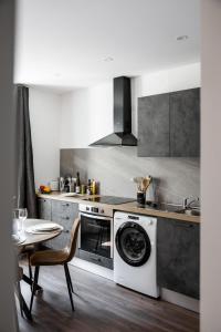 Η κουζίνα ή μικρή κουζίνα στο Automobile