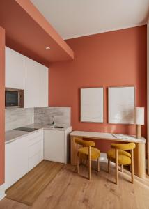 Η κουζίνα ή μικρή κουζίνα στο Vincci Baixa Suites Apartments