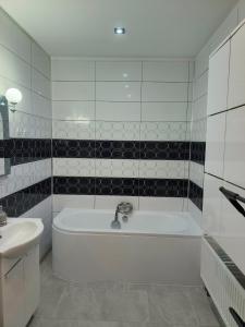 Bilik mandi di Apartament Altbau Słubice
