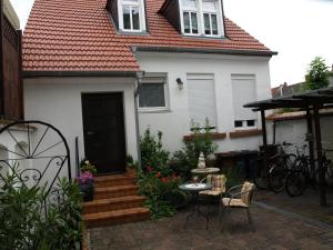 Patio tai muu ulkotila majoituspaikassa Ferienwohnung Klatschmohn