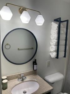 Et badeværelse på Boutique Studio Apartment