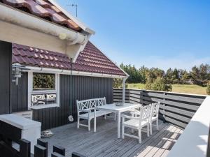 Balkón nebo terasa v ubytování Holiday Home Bente - 800m from the sea by Interhome