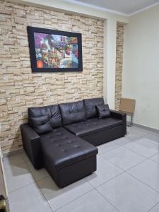Χώρος καθιστικού στο Departamento céntrico en un 1er piso en Huancayo