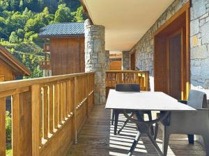 Balkoni atau teres di Crépines Appartement 2 à 4 personnes au pied des pistes +7 gambar