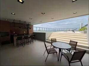 Posezení v ubytování Flat exclusivo Studio Cuiabá 908