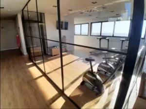 Fitness centrum a/nebo fitness zařízení v ubytování Flat exclusivo Studio Cuiabá 908