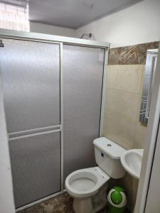 Ένα μπάνιο στο Hotel paraíso plaza