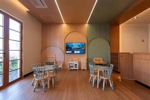 TV a/nebo společenská místnost v ubytování Pyreneus Residence - GAV Resorts