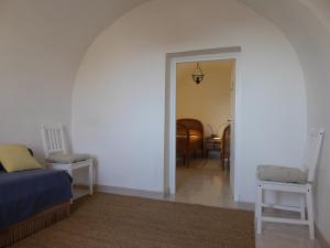 A seating area at Torrione San Giovanni II